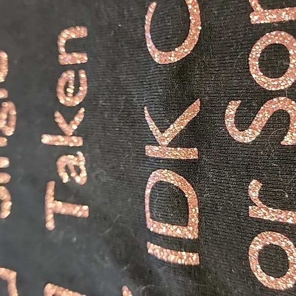 Perfect Christmas present FUN Women's black with glitter Girls Night shirt - Picture 2 of 6